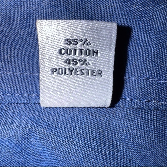 EUC Kenneth Cole Men’s Unlisted 2 XL LS Royal Blue Dress Shirt 18-18 1/2 36/37 - Picture 3 of 6